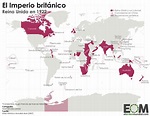 El mapa del Imperio británico - Mapas de El Orden Mundial - EOM