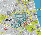 Karte von Bonn- Stadtplan Bonn