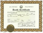 5+ Printable Certificate Of Death Templates With Samples | HowToWiki