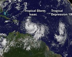 Video Shows Birth of Tropical Storm Isaac | Live Science