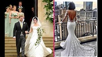 This is What Meghan Markle's First Wedding Dress Looked Like - YouTube