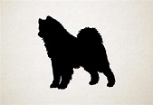 Silhouette hond - Samoyed - Emax Deco