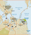 Virginia Beach Map - Tripsmaps.com