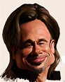 brad pitt | Brad pitt, Caricature, Famous