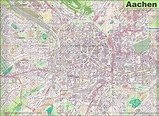 Large detailed map of Aachen - Ontheworldmap.com