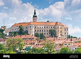 Castle Mikulov, Breclav, South Moravia, Czech Republic, Europe Stock ...
