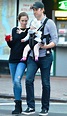 Emily Blunt and John Krasinski take their daughter Hazel for a walk ...