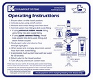 Keco PumpOut Systems Operating Instructions - Large Decal
