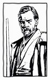 Dibujos Para Colorear E Imprimir De Obi Wan Kenobi
