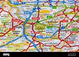 Staines upon thames map hi-res stock photography and images - Alamy