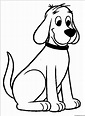 Clifford the Big Red Dog Coloring Page - Free Coloring Pages Online