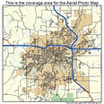 Aerial Photography Map of Columbia, MO Missouri