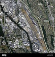 aerial photo map of Boeing Field Seattle Washington Stock Photo - Alamy