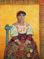 Italian Woman (Agostina Segatori), 1887 - Vincent van Gogh - WikiArt.org