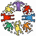 Keith Haring CIRCLE OF MEN Dance 16x16 Giclee Pop Art Print #PopArt # ...