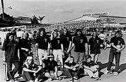 ca. 1975, the original Zephyr (Z-Boys) skateboard team at the Del Mar ...