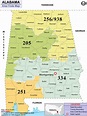 Area Code Alabama Counties Cities And Zip Codes That Use | SexiezPicz ...