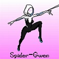 I made pixel spider-gwen! : Spiderman