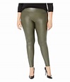 Lyst - Spanx Plus Size Faux Leather Leggings (night Navy) Women's ...