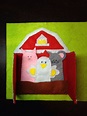 Barn house with finger puppets | Finger puppets, Puppets, Quiet book