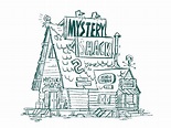 Mystery shack from gravity falls sketch – Artofit
