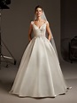 50 vestidos de novia con escote en V: la opción más versátil y moderna