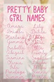 100 Pretty Baby Names and Meanings for Girls I Nameille | Pretty baby ...