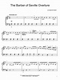 The Barber Of Seville Overture Sheet Music | Gioachino Rossini | Easy Piano
