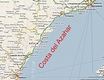 Costa De Azahar Spain Map - Map