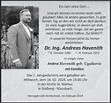 Traueranzeigen von Andreas Havenith | Aachen gedenkt