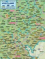 Karte von Vogtland (Region in Deutschland) | Welt-Atlas.de