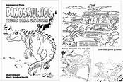 Libro De Dinosaurios Para Colorear - ZONA EDUCACION