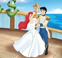 Ariel and Prince Eric's romantic Wedding dance | Disney princess ariel ...