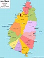 Saint Lucia Map | Detailed Maps of Saint Lucia Island