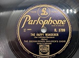 Vintage, Parlophone 78 Gramaphone 10 Record. Evensong & the Happy ...