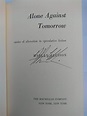 ALONE AGAINST TOMORROW BY HARLAN ELLISON SIGNED HARDBACK