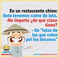 En un restaurante chino – Chistes Geniales Spanish Jokes, Funny Spanish ...