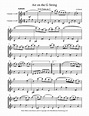 Bach, Johann Sebastian - Air on the G string Sheet music for Clarinet ...