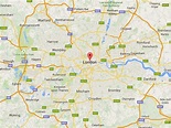 Google Map Of London – Map Vector