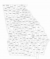 Printable Georgia Map With Counties | Images and Photos finder