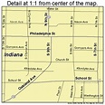 Indiana Pennsylvania Street Map 4236816