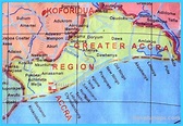 Map of Accra - TravelsMaps.Com