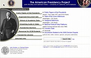 About the Presidency Project | The American Presidency Project