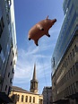 The Pink Floyd Pink Pig Appears on the BBC One Show