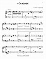 Fur Elise sheet music by Ludwig van Beethoven (Easy Piano – 157668)