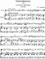 Intermezzo from Cavalleria Rusticana (Pietro Mascagni) | Free Violin ...