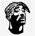 Tupac Sticker, HD Png Download - kindpng