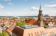 Aerial View Over the City of Erlangen Stock Photo - Image of bavaria, urban: 99425254