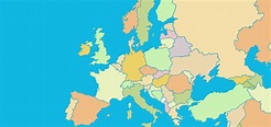 Countries of Europe - Map Quiz Game