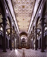 Basilica of San Lorenzo, Florence by Filippo Brunelleschi (1421-1440 ...